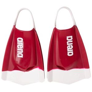ARENA Unisex Adult Powerfin Pro II Swim Training Fins Men and Women Silicone Short Blade Flippers Left/Right Customized, Cardinal Red/White, Size 6-7 ARENA Unisex Adult Powerfin Pro II Swim Training Fins Men and Women Silicone Short Blade Flippers Left/Right Customized, Cardinal Red/White, Size 6-7