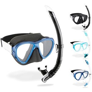 Cressi Fiji & Gamma Combo Set Mask & Snorkel Unisex Adult, Black/Blue Cressi Fiji & Gamma Combo Set Mask & Snorkel Unisex Adult, Black/Blue