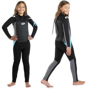 Osprey Girls Full Length 5 mm Winter Wetsuit, Kids Neoprene Surfing Bodyboarding Wetsuit, Origin, Blue, Large Osprey Girls Full Length 5 mm Winter Wetsuit, Kids Neoprene Surfing Bodyboarding Wetsuit, Origin, Blue, Large