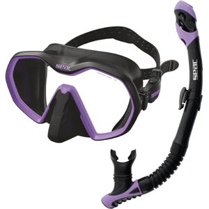 SEAC Set Bis Icona Dry, Set Mask Frameless and Snorkel Dry for Diving Underwater SEAC Set Bis Icona Dry, Set Mask Frameless and Snorkel Dry for Diving Underwater