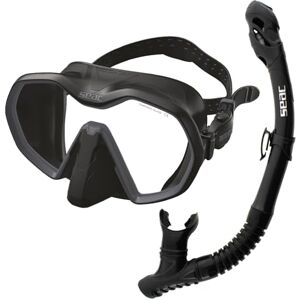 SEAC Set Bis Icona Dry, Set Mask Frameless and Snorkel Dry for Diving Underwater SEAC Set Bis Icona Dry, Set Mask Frameless and Snorkel Dry for Diving Underwater