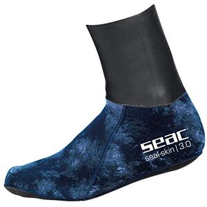 SEAC Skin Thermal Socks for diving and Underwater Fishing 3mm Neoprene Camouflage Unisex Adult, Blue Camo S SEAC Skin Thermal Socks for diving and Underwater Fishing 3mm Neoprene Camouflage Unisex Adult, Blue Camo S