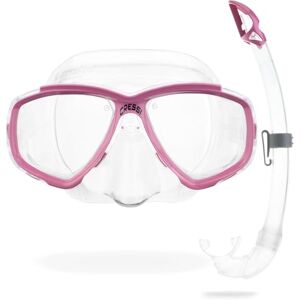 Cressi Perla & Mexico Combo Set Dive/Snorkeling Mask & Snorkel, Adult Unisex,Transparent/Pink Cressi Perla & Mexico Combo Set Dive/Snorkeling Mask & Snorkel, Adult Unisex,Transparent/Pink