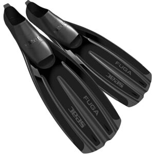 SEAC Fuga, Diving Fins for Scuba Diving, Snorkelling and freediving with Foot Pocket, black, 8/9UK SEAC Fuga, Diving Fins for Scuba Diving, Snorkelling and freediving with Foot Pocket, black, 8/9UK