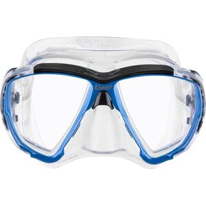 Cressi Big Eyes Mask Clear/Azure Single Big Eyes Mask for Diving and Snorkelling, Transparent/Azure, One Size, Adults Cressi Big Eyes Mask Clear/Azure Single Big Eyes Mask for Diving and Snorkelling, Transparent/Azure, One Size, Adults