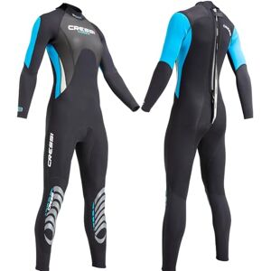 Cressi Women's Lady All-in-one Women s Morea 3 mm Neoprene Wetsuit Black Turquoise Medium Size 3, Black/Turquoise/Silver, M UK Cressi Women's Lady All-in-one Women s Morea 3 mm Neoprene Wetsuit Black Turquoise Medium Size 3, Black/Turquoise/Silver, M UK