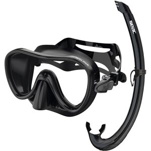 SEAC Set Bis Salina Top, Set with Salina Mask and Snorkel Top Silicone Snorkel for Adults and Kids SEAC Set Bis Salina Top, Set with Salina Mask and Snorkel Top Silicone Snorkel for Adults and Kids