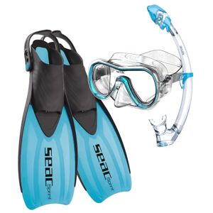 SEAC Unisex-Youth Set Sprint Dry Package with Dive Mask, Snorkel and Open Heel Fins, for Kids and Adults SEAC Unisex-Youth Set Sprint Dry Package with Dive Mask, Snorkel and Open Heel Fins, for Kids and Adults