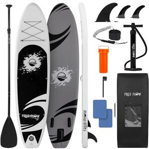 SereneLife SLSUPB06 Paddleboard - Incl. accessories - 10ft - Max 125kg - White - Stand-Up Paddleboard SereneLife SLSUPB06 Paddleboard - Incl. accessories - 10ft - Max 125kg - White - Stand-Up Paddleboard