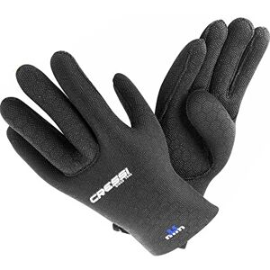 Cressi High Stretch Gloves -Unisex 5-Finger Diving Gloves made of Soft, Single-lined, High-strength Neoprene, 3.5mm, Black/Blue Logo, XL Cressi High Stretch Gloves -Unisex 5-Finger Diving Gloves made of Soft, Single-lined, High-strength Neoprene, 3.5mm, Black/Blue Logo, XL
