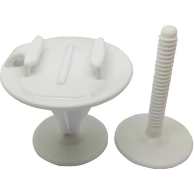 Yjcnelcr Surfboard Leash Plugs with Release Circular, White Color Release Circular Paddle Leash Plugs, Easy Installation, Secure Grip for Surfing Water Activities Yjcnelcr Surfboard Leash Plugs with Release Circular, White Color Release Circular Paddle Leash Plugs, Easy Installation, Secure Grip for Surfing Water Activities