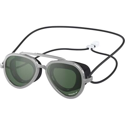 Speedo Kids Unisex Sunny G Mariner Mirrored Swimming Goggles, Silver/Emerald/Silver Mirror, One Size Speedo Kids Unisex Sunny G Mariner Mirrored Swimming Goggles, Silver/Emerald/Silver Mirror, One Size