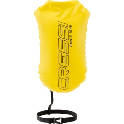 CRESSI Glide Inflatable Swim Buoy, Open Water Swimming Float, Dry Storage Swim Tow Float Dry Bag, Adjustable Belt, Quick Release Buckle, Laminated PVC, Sea & Wild Swimming Accessories CRESSI Glide Inflatable Swim Buoy, Open Water Swimming Float, Dry Storage Swim Tow Float Dry Bag, Adjustable Belt, Quick Release Buckle, Laminated PVC, Sea & Wild Swimming Accessories
