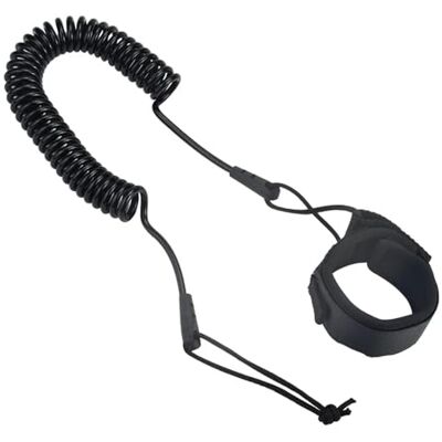 XIAOJINGQINGAQ Surfing Leash Paddle Board Ankle Strap Cuff Cord Adjustable Coiled Surfboard Leash Paddleboard Ankle Leash Surf Leash Spring Leg Foot Rope for Flat & Open Water Stand Up Paddle Board XIAOJINGQINGAQ Surfing Leash Paddle Board Ankle Strap Cuff Cord Adjustable Coiled Surfboard Leash Paddleboard Ankle Leash Surf Leash Spring Leg Foot Rope for Flat & Open Water Stand Up Paddle Board