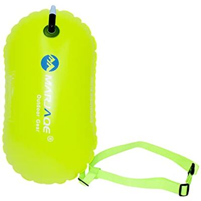 XINCHIA Open Water Swim Buoy High Visibility Outdoor Inflatable Tow Float Air Bag Thicken Safety Swim Pull Floats Bubble with Adjustable Waist Belt Swim Training Aid for Snorkeling Triathletes Racing XINCHIA Open Water Swim Buoy High Visibility Outdoor Inflatable Tow Float Air Bag Thicken Safety Swim Pull Floats Bubble with Adjustable Waist Belt Swim Training Aid for Snorkeling Triathletes Racing