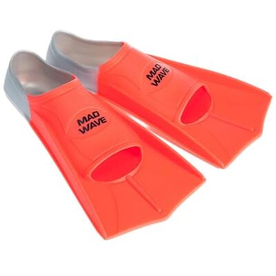 Mad Wave Tri Adult Unisex Orange Training Fins - Tri Fins Mad Wave Tri Adult Unisex Orange Training Fins - Tri Fins