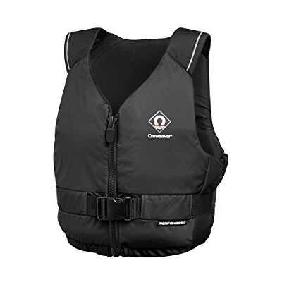 Crewsaver Kids Youth Junior Response 50N Kayak Dinghy Sailing PFD Buoyancy Aid for Watersports Black - Crewsaver Kids Youth Junior Response 50N Kayak Dinghy Sailing PFD Buoyancy Aid for Watersports Black -