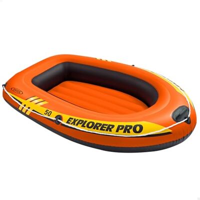 Intex Bateau Explorer Pro 50 sans Rames, Orange, 137 x 85 x 23 cm Intex Bateau Explorer Pro 50 sans Rames, Orange, 137 x 85 x 23 cm