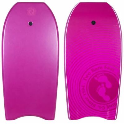 Two Bare Feet Bodyboard with Leash — 33", 37", 41", 42", 44" Adult Boogie Board IXPE Foam Deck, EVA Core & Slick Bottom Lightweight, Durable, High-Performance Wave Rider for Beach & Surf Two Bare Feet Bodyboard with Leash — 33", 37", 41", 42", 44" Adult Boogie Board IXPE Foam Deck, EVA Core & Slick Bottom Lightweight, Durable, High-Performance Wave Rider for Beach & Surf