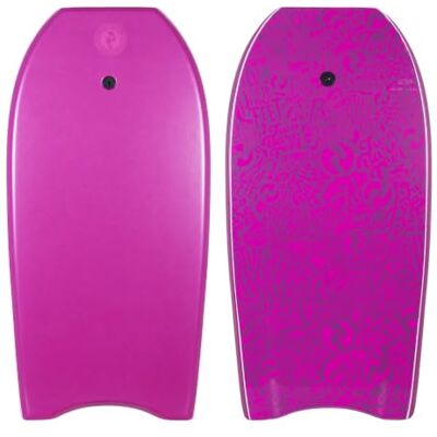 Two Bare Feet Bodyboard with Leash — 33", 37", 41", 42", 44" Adult Boogie Board IXPE Foam Deck, EVA Core & Slick Bottom Lightweight, Durable, High-Performance Wave Rider for Beach & Surf Two Bare Feet Bodyboard with Leash — 33", 37", 41", 42", 44" Adult Boogie Board IXPE Foam Deck, EVA Core & Slick Bottom Lightweight, Durable, High-Performance Wave Rider for Beach & Surf