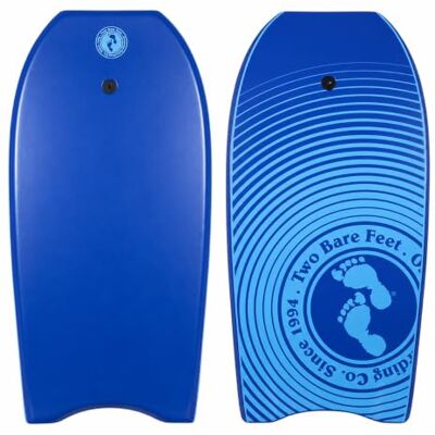 Two Bare Feet Bodyboard with Leash — 33", 37", 41", 42", 44" Adult Boogie Board IXPE Foam Deck, EVA Core & Slick Bottom Lightweight, Durable, High-Performance Wave Rider for Beach & Surf Two Bare Feet Bodyboard with Leash — 33", 37", 41", 42", 44" Adult Boogie Board IXPE Foam Deck, EVA Core & Slick Bottom Lightweight, Durable, High-Performance Wave Rider for Beach & Surf