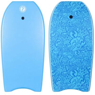 Two Bare Feet Bodyboard with Leash — 33", 37", 41", 42", 44" Adult Boogie Board IXPE Foam Deck, EVA Core & Slick Bottom Lightweight, Durable, High-Performance Wave Rider for Beach & Surf Two Bare Feet Bodyboard with Leash — 33", 37", 41", 42", 44" Adult Boogie Board IXPE Foam Deck, EVA Core & Slick Bottom Lightweight, Durable, High-Performance Wave Rider for Beach & Surf