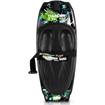 SereneLife SLKB30 Thunder Wave watersport kneeboard - Max 1 Persoon - Zwart/Groen - Waterboarding Kneeboard SereneLife SLKB30 Thunder Wave watersport kneeboard - Max 1 Persoon - Zwart/Groen - Waterboarding Kneeboard