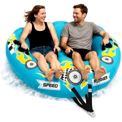 SereneLife SLTOWBL10 Inflatable Water Sleep Boat - Water Sport SereneLife SLTOWBL10 Inflatable Water Sleep Boat - Water Sport