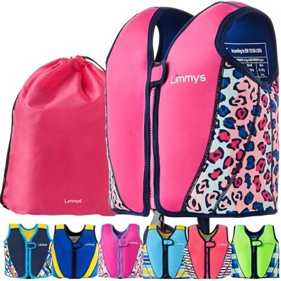 Limmys Neoprene Kids Swim Vest – Adjustable Buoyancy, Secure Fit, Awarded Soft All-Day Comfort Secure Durable Design Parent-Approved Carry Bag Included High Visibility Limmys Neoprene Kids Swim Vest – Adjustable Buoyancy, Secure Fit, Awarded Soft All-Day Comfort Secure Durable Design Parent-Approved Carry Bag Included High Visibility