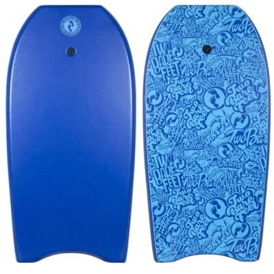 Two Bare Feet Bodyboard with Leash — 33", 37", 41", 42", 44" Adult Boogie Board IXPE Foam Deck, EVA Core & Slick Bottom Lightweight, Durable, High-Performance Wave Rider for Beach & Surf Two Bare Feet Bodyboard with Leash — 33", 37", 41", 42", 44" Adult Boogie Board IXPE Foam Deck, EVA Core & Slick Bottom Lightweight, Durable, High-Performance Wave Rider for Beach & Surf