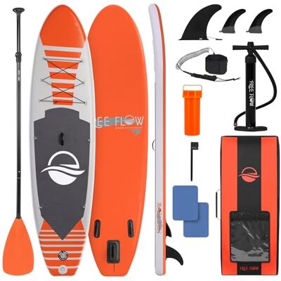 SereneLife SLSUPB135 Orange 10.5ft SUP - Paddleboard - Accessories Incl - Max 125kg SereneLife SLSUPB135 Orange 10.5ft SUP - Paddleboard - Accessories Incl - Max 125kg