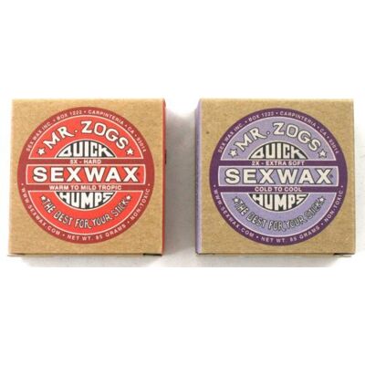 Sex Wax Quick Humps Sex Wax Mr Zogs Quick Humps Basecoat and Cold Water Topcoat Surfboard Wax Sex Wax Quick Humps Sex Wax Mr Zogs Quick Humps Basecoat and Cold Water Topcoat Surfboard Wax