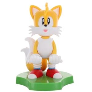 Exquisite Gaming : Holdems: SEGA Tails Earbud & Phone Holder, Cable Guys Stand, Mini Collectibles with a Twist, Classic Sonic, Licensed Figure Exquisite Gaming : Holdems: SEGA Tails Earbud & Phone Holder, Cable Guys Stand, Mini Collectibles with a Twist, Classic Sonic, Licensed Figure