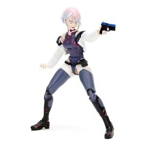 Jada Toys Cyberpunk Edgerunners Lucy Figure (14 cm) Movable Collectible and Action Figure with Alternative Head, Hands and Accessories, for Fans and Collectors from 15 Years Jada Toys Cyberpunk Edgerunners Lucy Figure (14 cm) Movable Collectible and Action Figure with Alternative Head, Hands and Accessories, for Fans and Collectors from 15 Years