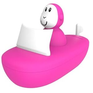 Matchstick Monkey , Bathtime Boat Set, Antimicrobial Baby Bath Toy, Easy To Grip, Sensory Learning Boat Set (1 Wobbler + 1 Boat), 12 Months Old+, No Holes, No Mould, Pink Matchstick Monkey , Bathtime Boat Set, Antimicrobial Baby Bath Toy, Easy To Grip, Sensory Learning Boat Set (1 Wobbler + 1 Boat), 12 Months Old+, No Holes, No Mould, Pink