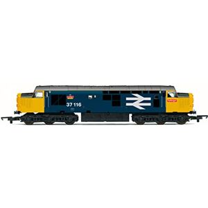 Hornby Diesel Train R30185 RailRoad Plus BR, Class 37, Co-Co, 37116 'Comet'- Era 8 00 Gauge Locomotives for Train Set, Engine Models for Adults 1:76 Scale Model Gift, Blue Hornby Diesel Train R30185 RailRoad Plus BR, Class 37, Co-Co, 37116 'Comet'- Era 8 00 Gauge Locomotives for Train Set, Engine Models for Adults 1:76 Scale Model Gift, Blue