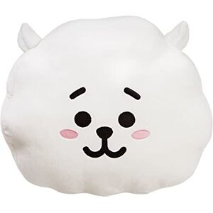 AURORA 61464 BT21 Official Merchandise, RJ Plush Cushion, White,Medium AURORA 61464 BT21 Official Merchandise, RJ Plush Cushion, White,Medium