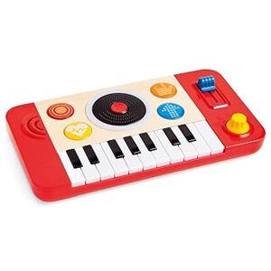 Hape Mix & Spin Portable DJ Studio with Lights Musical Toy for kids 4 Instrument Sounds and 18 Fun Sound Effects 12 Months and Up Hape Mix & Spin Portable DJ Studio with Lights Musical Toy for kids 4 Instrument Sounds and 18 Fun Sound Effects 12 Months and Up