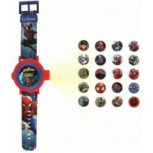 Lexibook Spider-Man Adjustable Projection Watch Digital Screen – 20 Images of Spider-Man and his Friends – for Children/Boys Red and Blue DMW050SP Lexibook Spider-Man Adjustable Projection Watch Digital Screen – 20 Images of Spider-Man and his Friends – for Children/Boys Red and Blue DMW050SP
