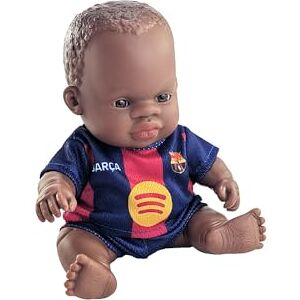 Miniland – FC Barcelona Doll 21 cm with Official Blaugrana Kit – Articulated and Collectible Barça Football Doll – Official Licence (African Female) Miniland – FC Barcelona Doll 21 cm with Official Blaugrana Kit – Articulated and Collectible Barça Football Doll – Official Licence (African Female)