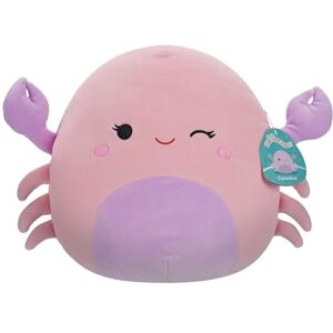 Squishmallows Original 12-Inch Cosmina the Winking Pink Crab Collectable Cute Plush Toy, Cuddly Toys for Children, Soft Toys, Cute Teddies Suitable for Girls and Boys Ages 3 Squishmallows Original 12-Inch Cosmina the Winking Pink Crab Collectable Cute Plush Toy, Cuddly Toys for Children, Soft Toys, Cute Teddies Suitable for Girls and Boys Ages 3