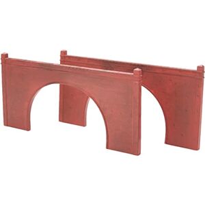 Hornby R8512 Skaledale 00 Gauge Tunnel Portals Double (Brick), Red Hornby R8512 Skaledale 00 Gauge Tunnel Portals Double (Brick), Red