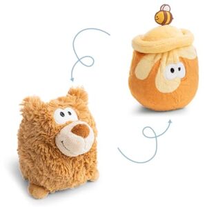 Nici Soft toy bear with reversible function 15cm 2 in 1 brown Cuddly Plush – Ideal for hugging, playing and as a companion at home, in kindergarten or on the go 62992 Nici Soft toy bear with reversible function 15cm 2 in 1 brown Cuddly Plush – Ideal for hugging, playing and as a companion at home, in kindergarten or on the go 62992