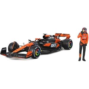 Bburago F1Formula 1 MCLAREN MCL38 (2024) WITH DRIVER FIGURE PIASTRI 1:24 Scale Incredibly Detailed Die-Cast Replica Collectible Race Car Model Bburago F1Formula 1 MCLAREN MCL38 (2024) WITH DRIVER FIGURE PIASTRI 1:24 Scale Incredibly Detailed Die-Cast Replica Collectible Race Car Model