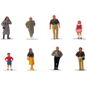 Hornby R7116 Town People for Model Railway OO Gauge, Model Train Accessories for Adding Scenery, Dioramas, Woodland, Buildings and More, Model Making Kits 1:76 Scale Model Accessory Hornby R7116 Town People for Model Railway OO Gauge, Model Train Accessories for Adding Scenery, Dioramas, Woodland, Buildings and More, Model Making Kits 1:76 Scale Model Accessory