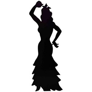 STAR CUTOUTS SC49 Flamenco Dancer Silhouette – Cardboard Cutout Fun Spanish Party, Dance Event & Cultural Display STAR CUTOUTS SC49 Flamenco Dancer Silhouette – Cardboard Cutout Fun Spanish Party, Dance Event & Cultural Display