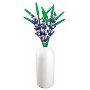 Sluban Stuban Building Block Flower Set, Purple Lavender with Vase, Creative Life Bricks, 42.5 cm Height, M38-B1101-14 Sluban Stuban Building Block Flower Set, Purple Lavender with Vase, Creative Life Bricks, 42.5 cm Height, M38-B1101-14