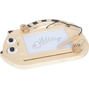 Small Foot Magnetic Drawing Board Cat, wood, art board w/pen and stamps, can be carried, for kids aged 2+ years, 12604 Small Foot Magnetic Drawing Board Cat, wood, art board w/pen and stamps, can be carried, for kids aged 2+ years, 12604