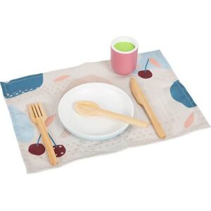 Small Foot 12245 Wooden Crockery Set tasty, accessory set for play kitchen, role-play toy for kids aged 3+ years Small Foot 12245 Wooden Crockery Set tasty, accessory set for play kitchen, role-play toy for kids aged 3+ years