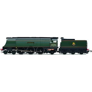 Hornby Steam Train R30114 BR, West Country Class, 4-6-2, 34046 'Braunton' Era 4 00 Gauge Locomotives for Train Set, Engine Models for Adults 1:76 Scale Model Gift Hornby Steam Train R30114 BR, West Country Class, 4-6-2, 34046 'Braunton' Era 4 00 Gauge Locomotives for Train Set, Engine Models for Adults 1:76 Scale Model Gift